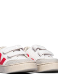 Veja Baby Girls V-12 Velcro Trainers White