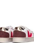Veja Baby Girls V-12 Velcro Trainers White