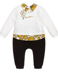 Versace Baby Boy & Girls Two-Piece Signature Set Black & White