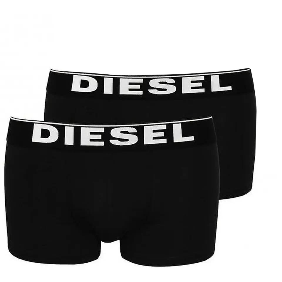 Diesel Mens 2 Pack Stretch Boxers in Black
