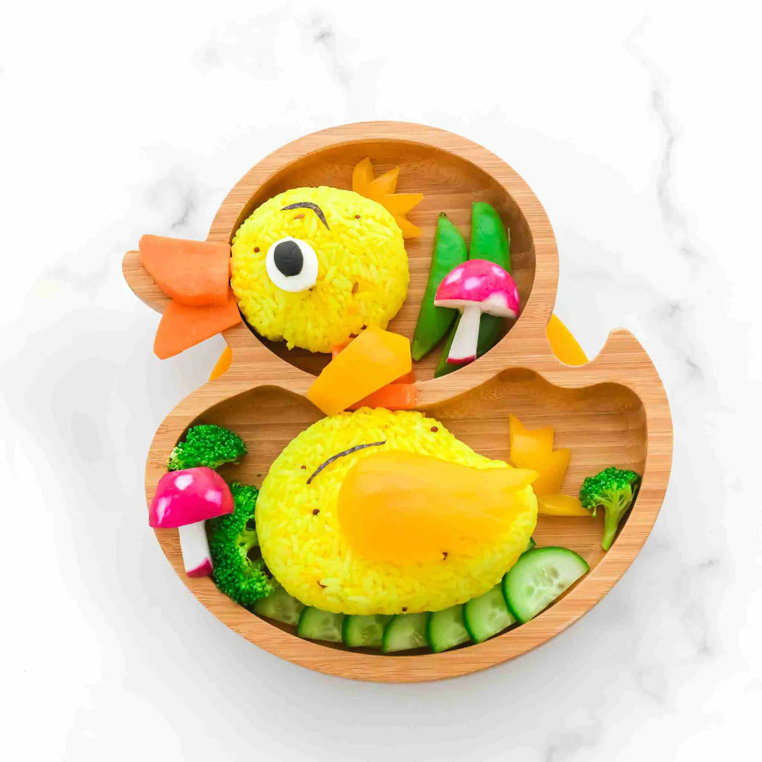 Eco Rascals Duck plate in yellow