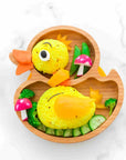 Eco Rascals Duck plate in yellow