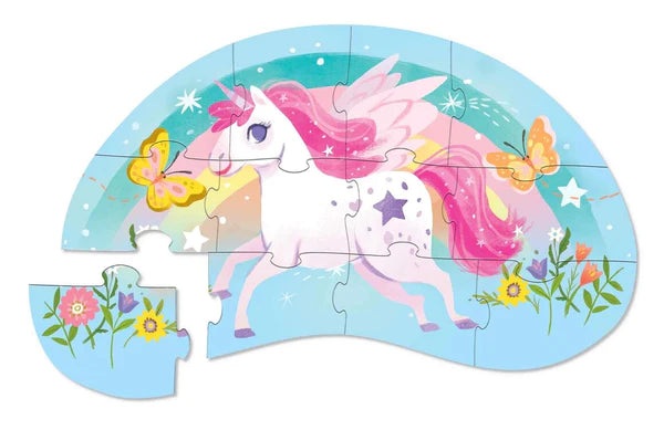 Crocodile Creek - 12pc Mini Puzzle/Sweet Unicorn