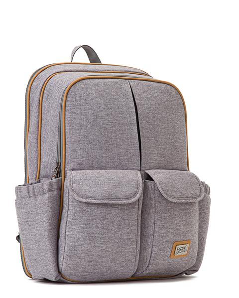 Bizzi Growin Baby Travel Crib Changing Rucsac - Windsor Grey - RucPOD ®