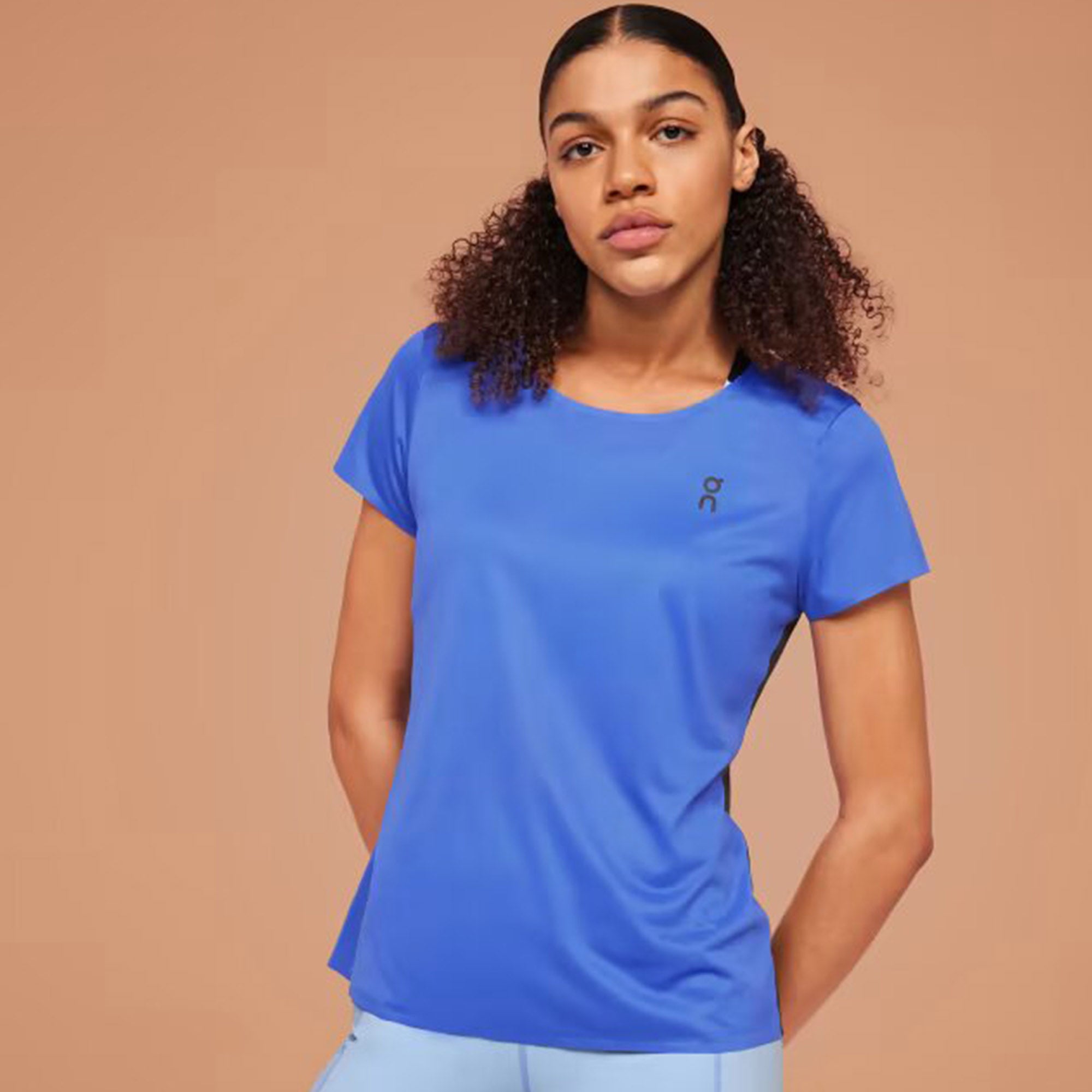 On Running Womens Performance T-shirt Blue