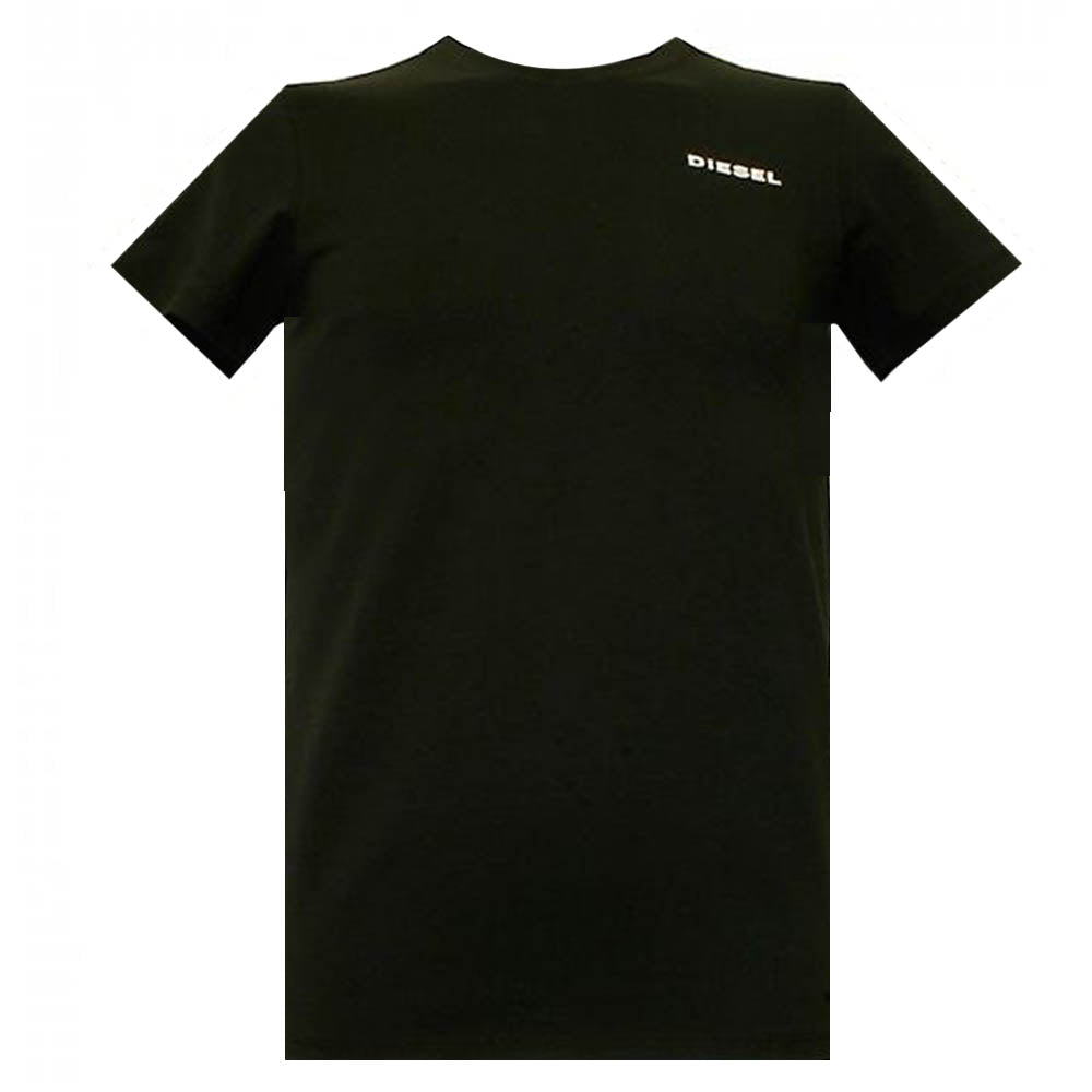Diesel Mens Logo Print T-shirt in Black