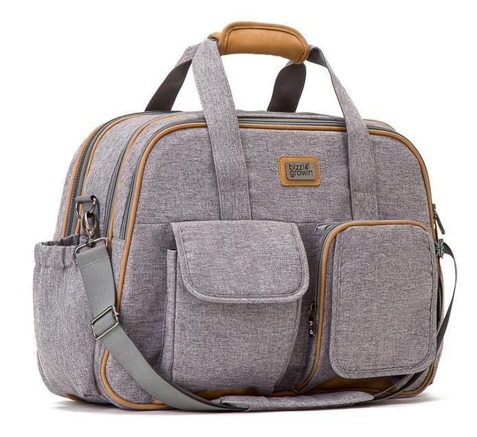 Bizzi Growin Baby Travel Crib Changing Bag - Windsor Grey - POD ®