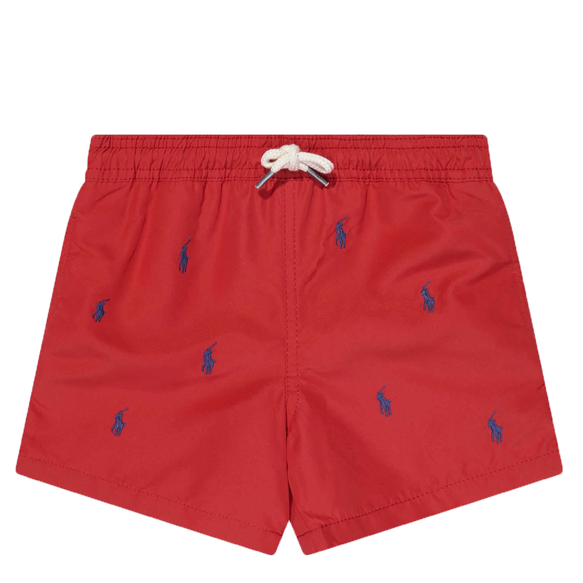Ralph Lauren Boys Traveller Swim Shorts Red