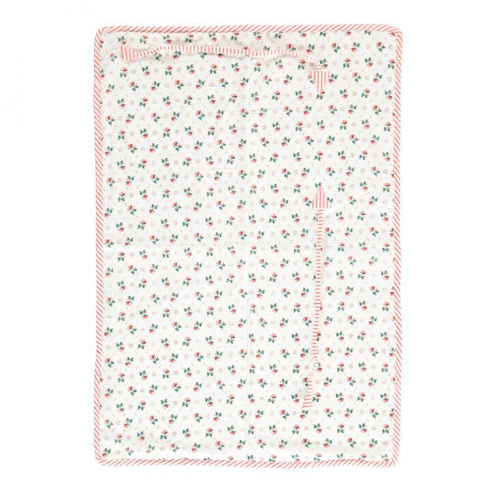 Lucas Du Tertre Golden Flowers Travel Changing Mat