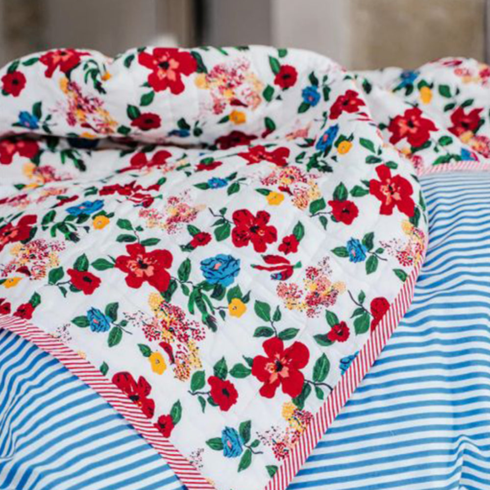 Lucas Du Tertre Hibiscus Quilt