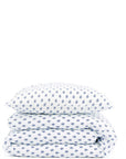 Lucas Du Tertre Blue Palm Duvet and Two Pillowcases