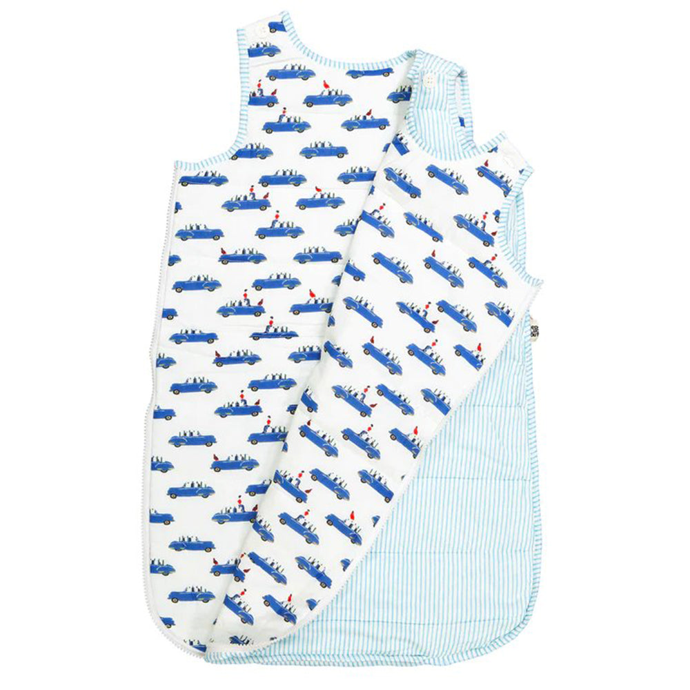 Lucas Du Tertre Blue Cars Sleeping Bag