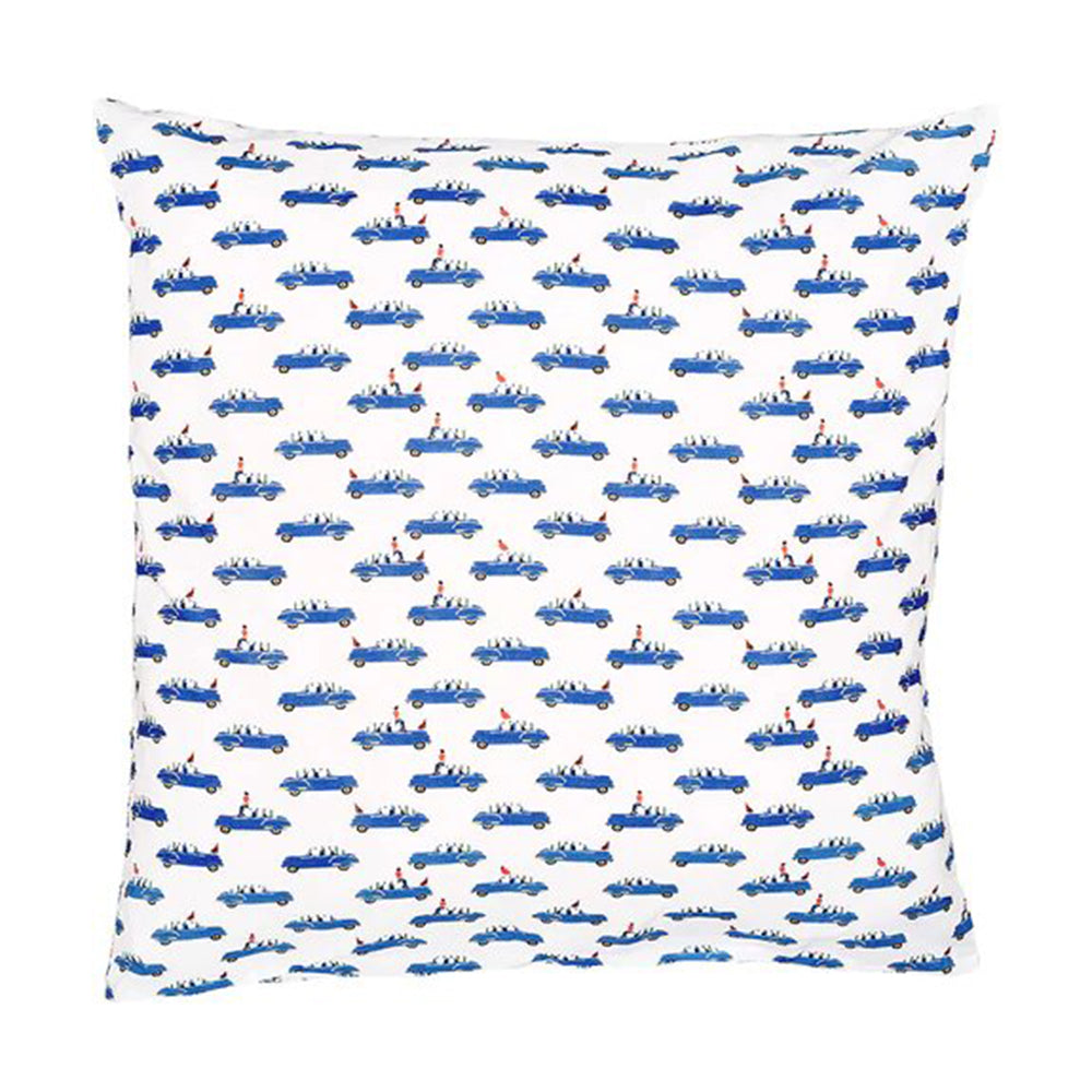 Lucas Du Tertre Blue Cars Duvet Cover