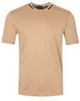 Hugo Boss Mens Classic Plain T Shirt Beige