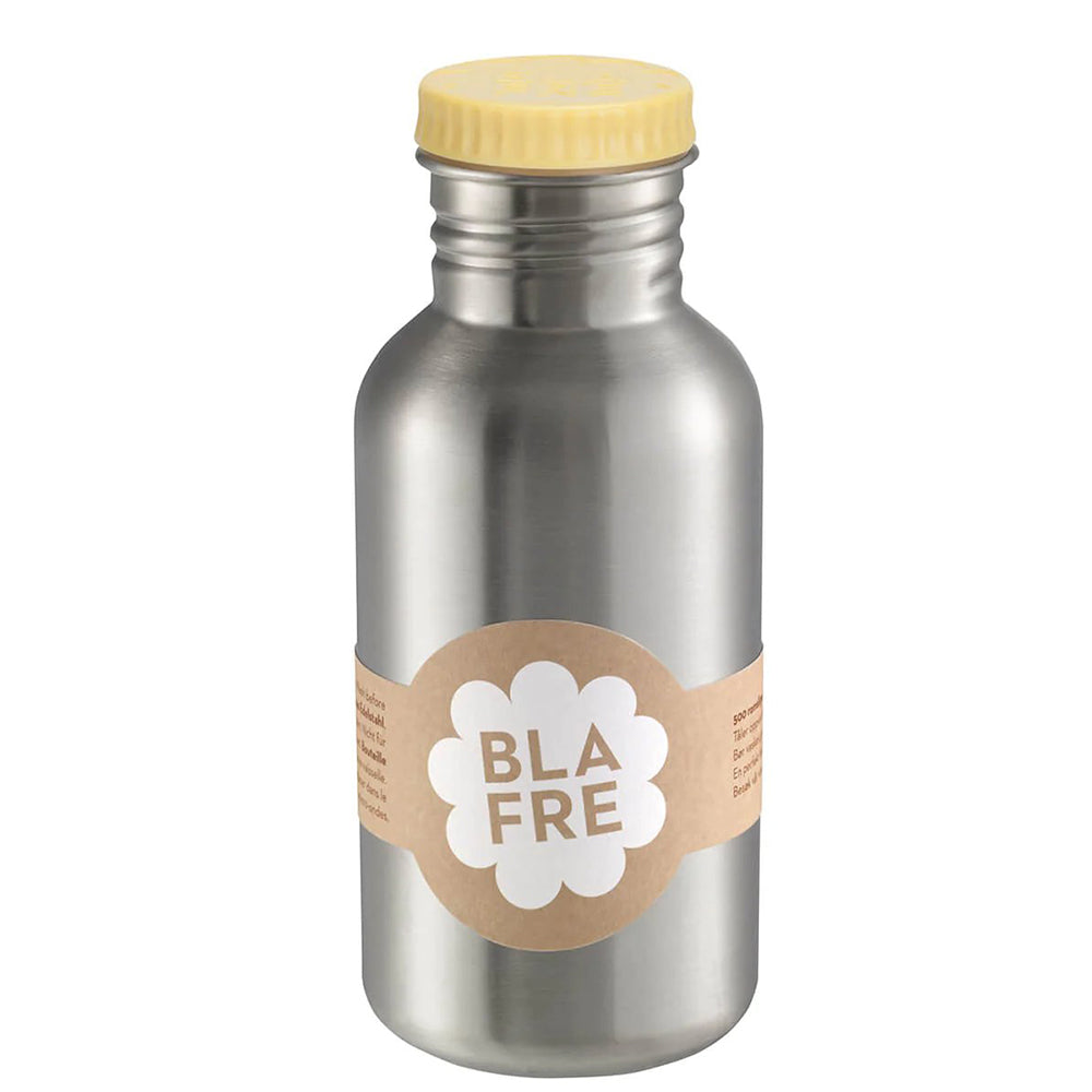 Blafre - Steel Bottle 500ml, Light Yellow