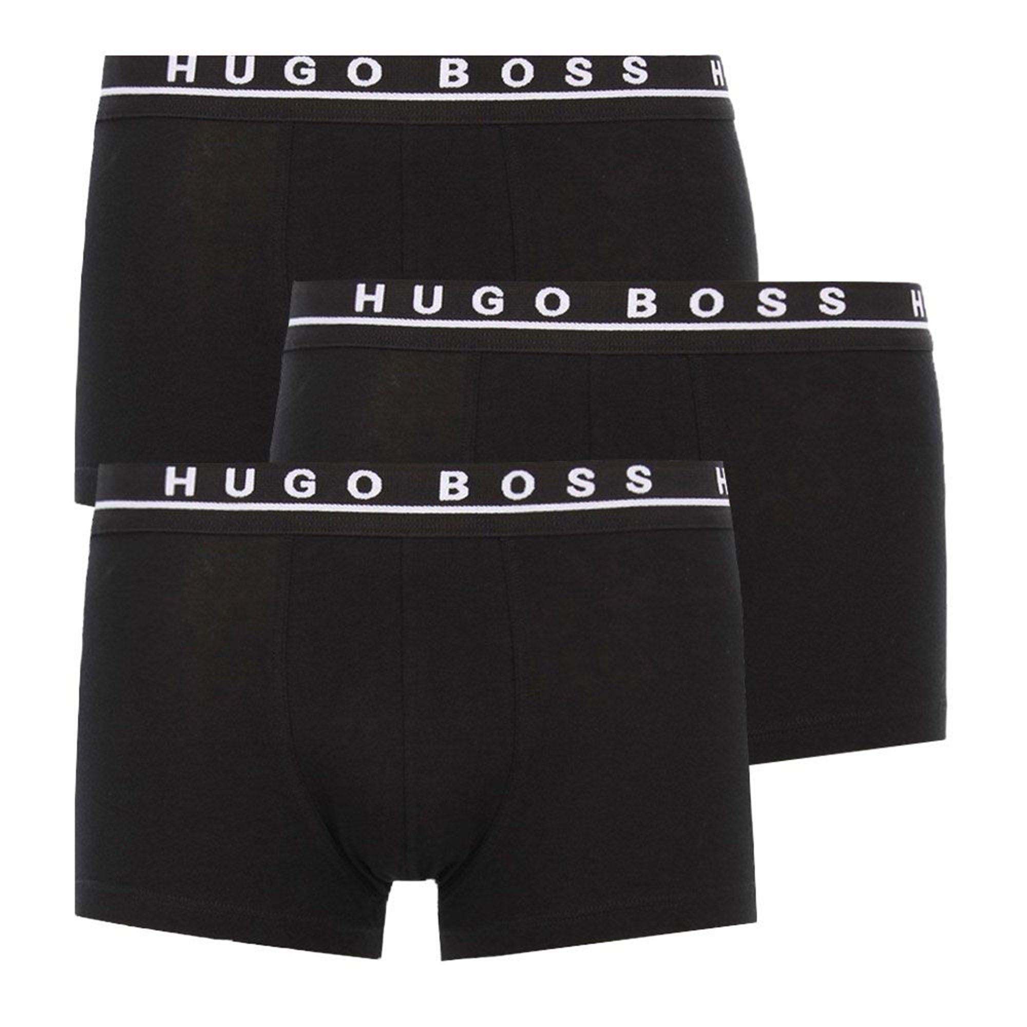 Hugo Boss Mens 3 Pack Boxers Black
