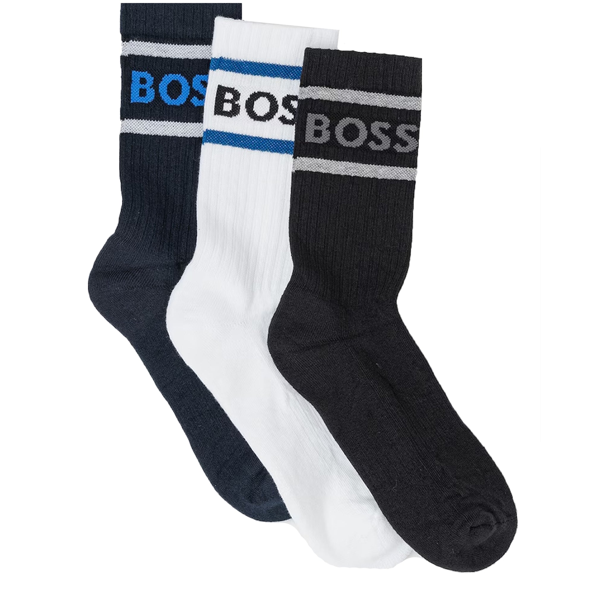 Hugo Boss Mens 3 Pack Socks