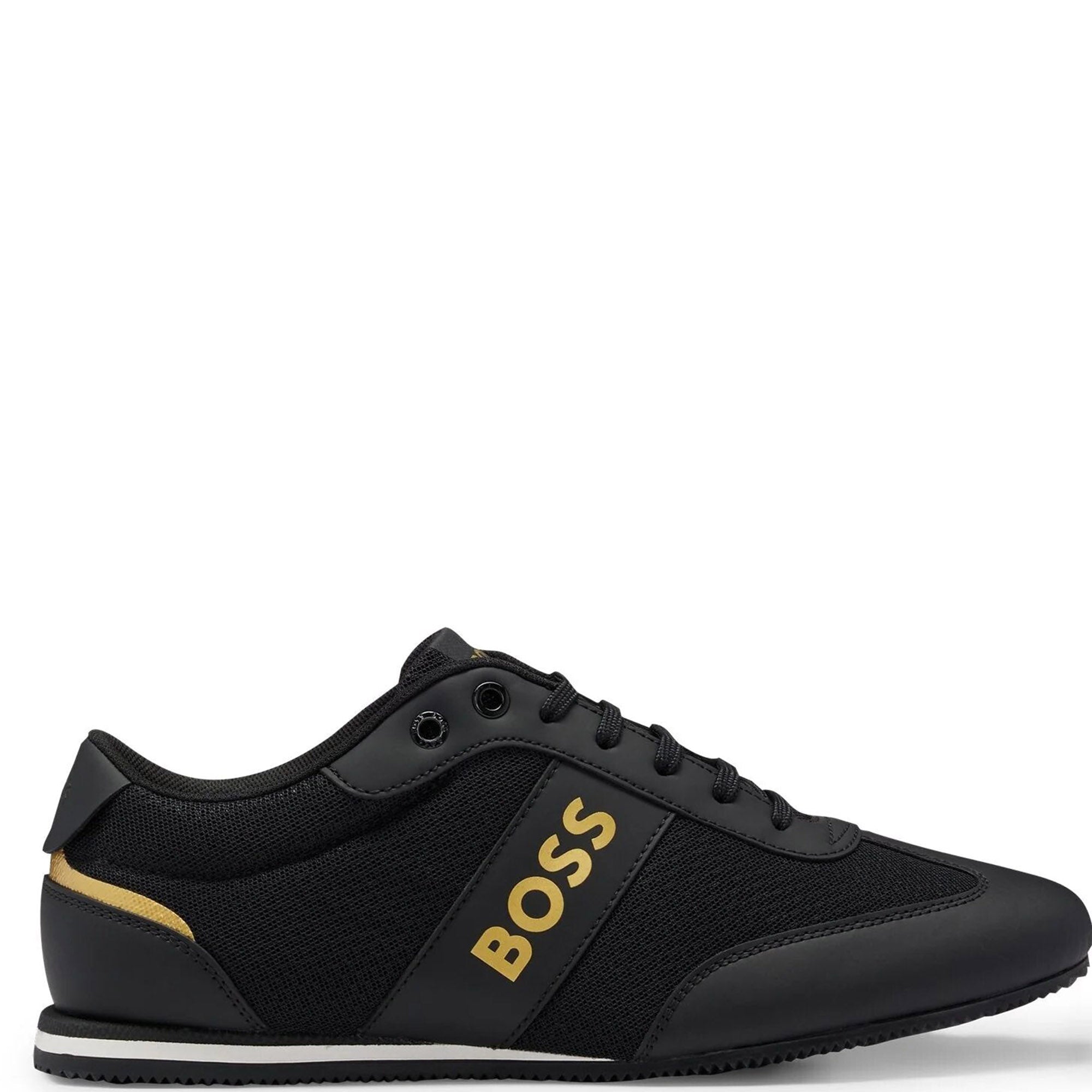 Hugo Boss Mens Rusham Low Sneakers Black