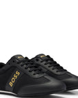 Hugo Boss Mens Rusham Low Sneakers Black