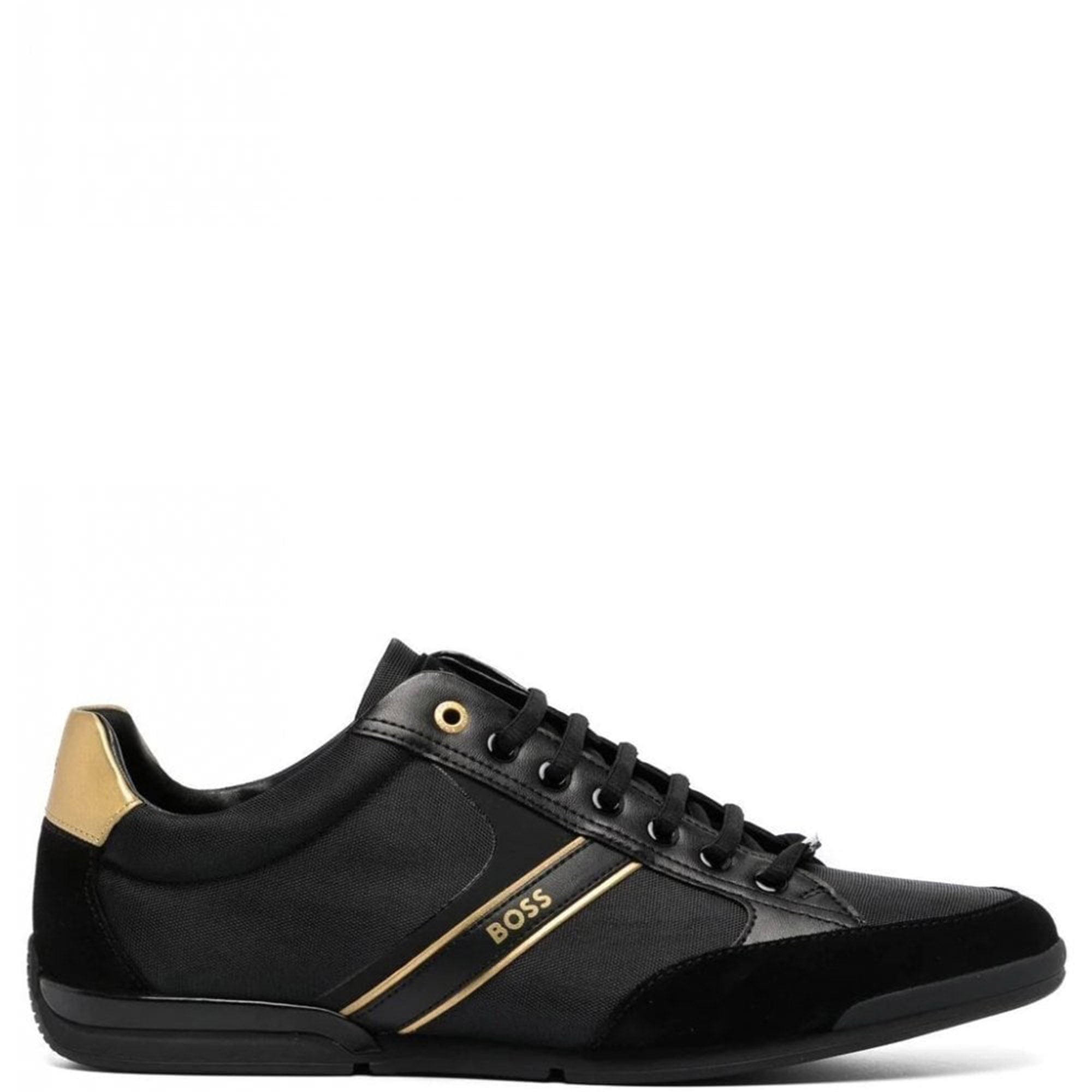 Hugo Boss Mens Saturn Low Sneakers Black