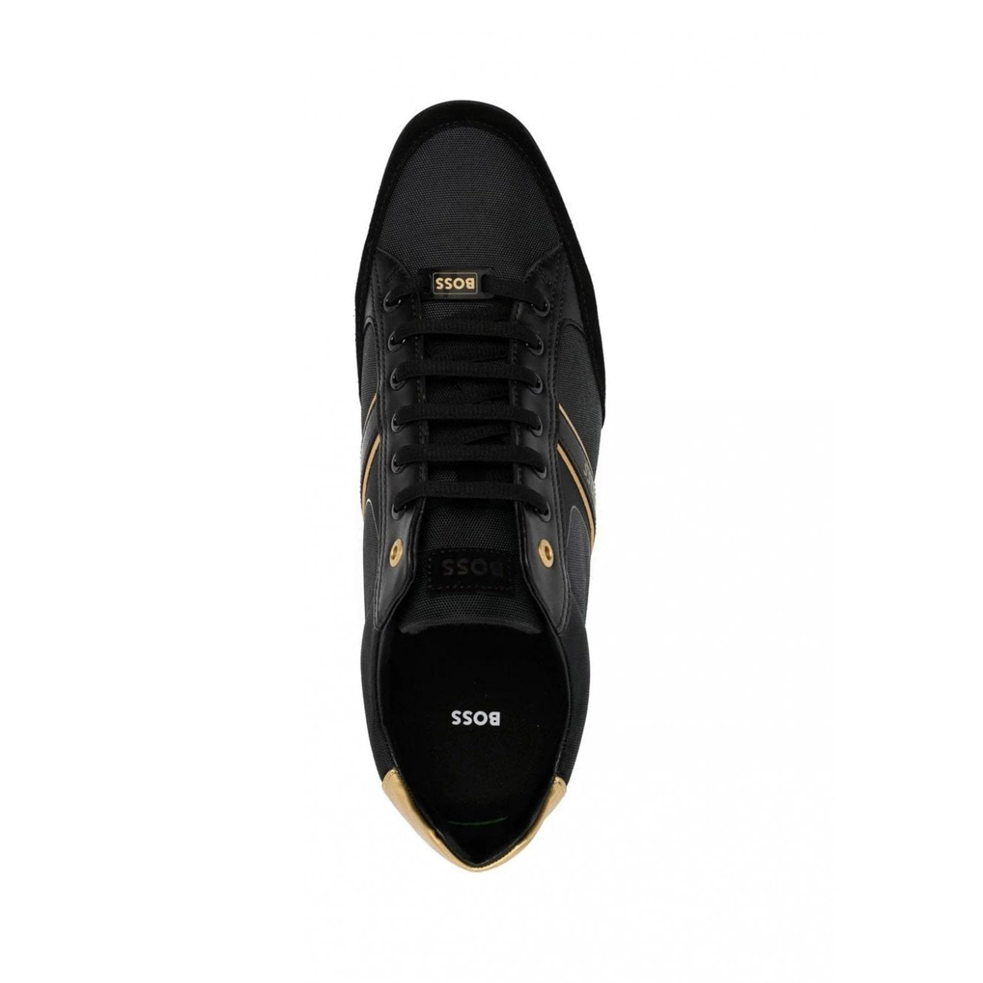 Hugo Boss Mens Saturn Low Sneakers Black