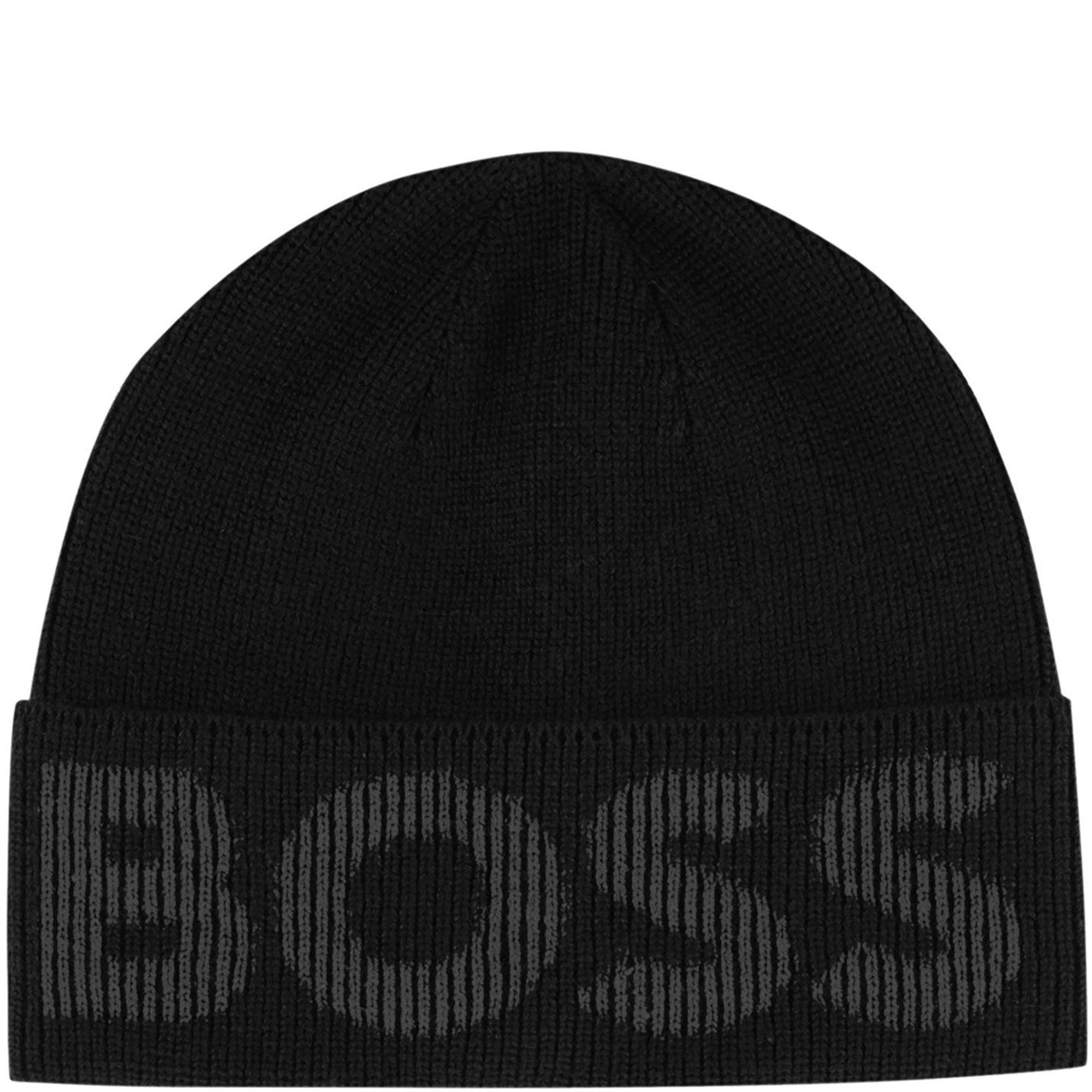 Hugo Boss Mens Front Logo Beanie