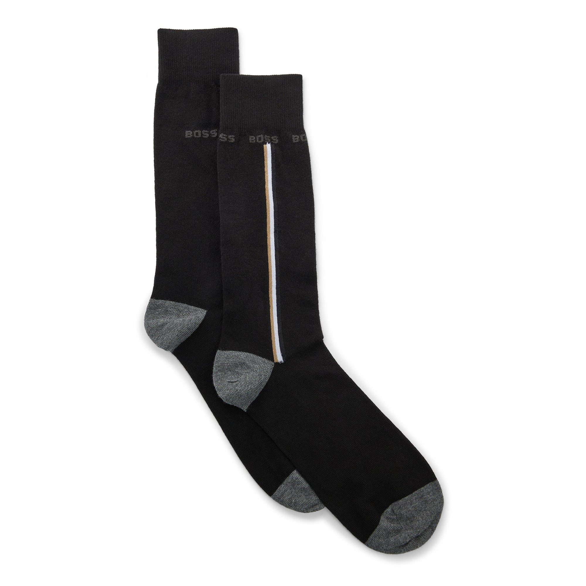 Hugo Boss Mens 2 Pack Socks Black