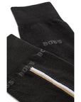 Hugo Boss Mens 2 Pack Socks Black