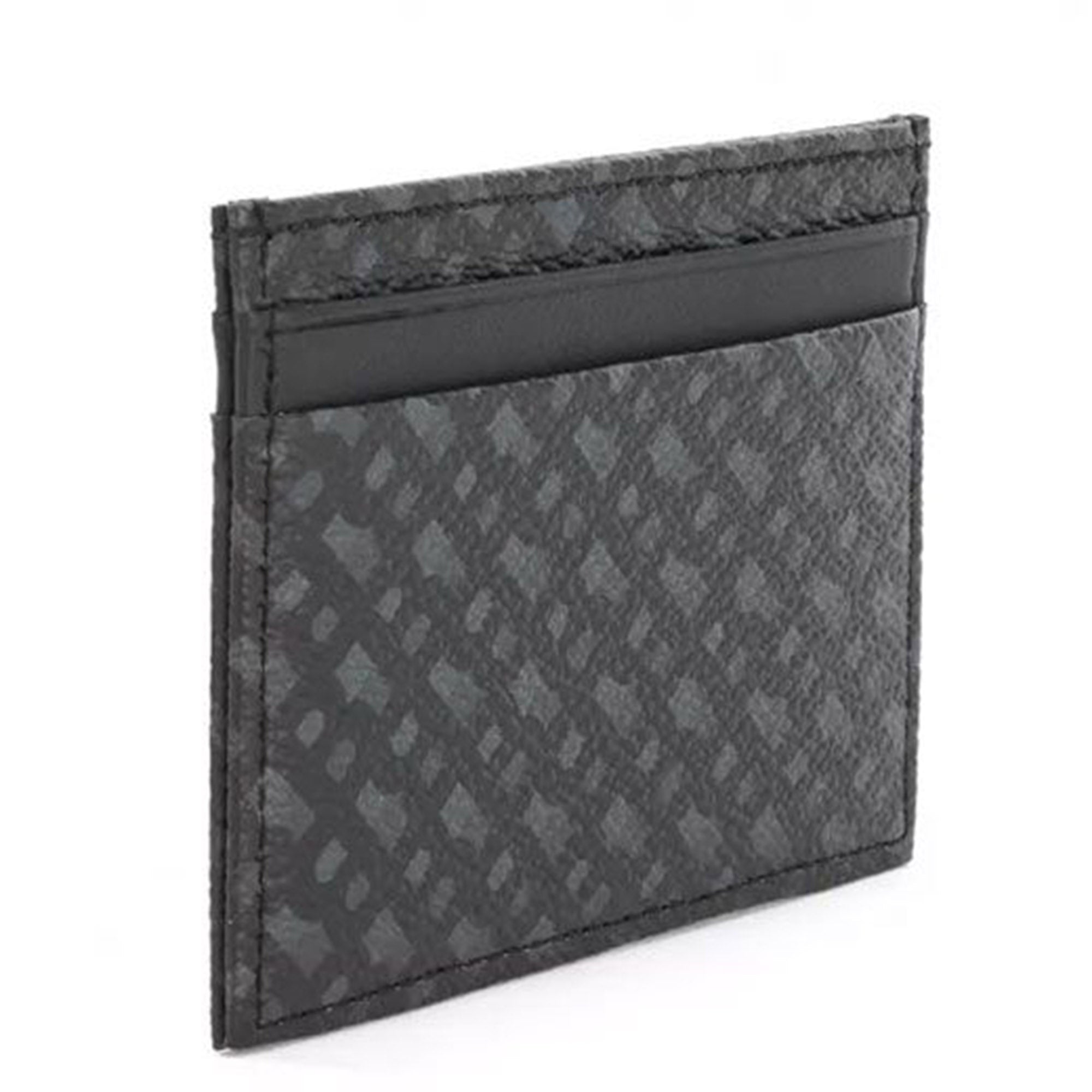 Hugo Boss Mens Card Holder Print Black