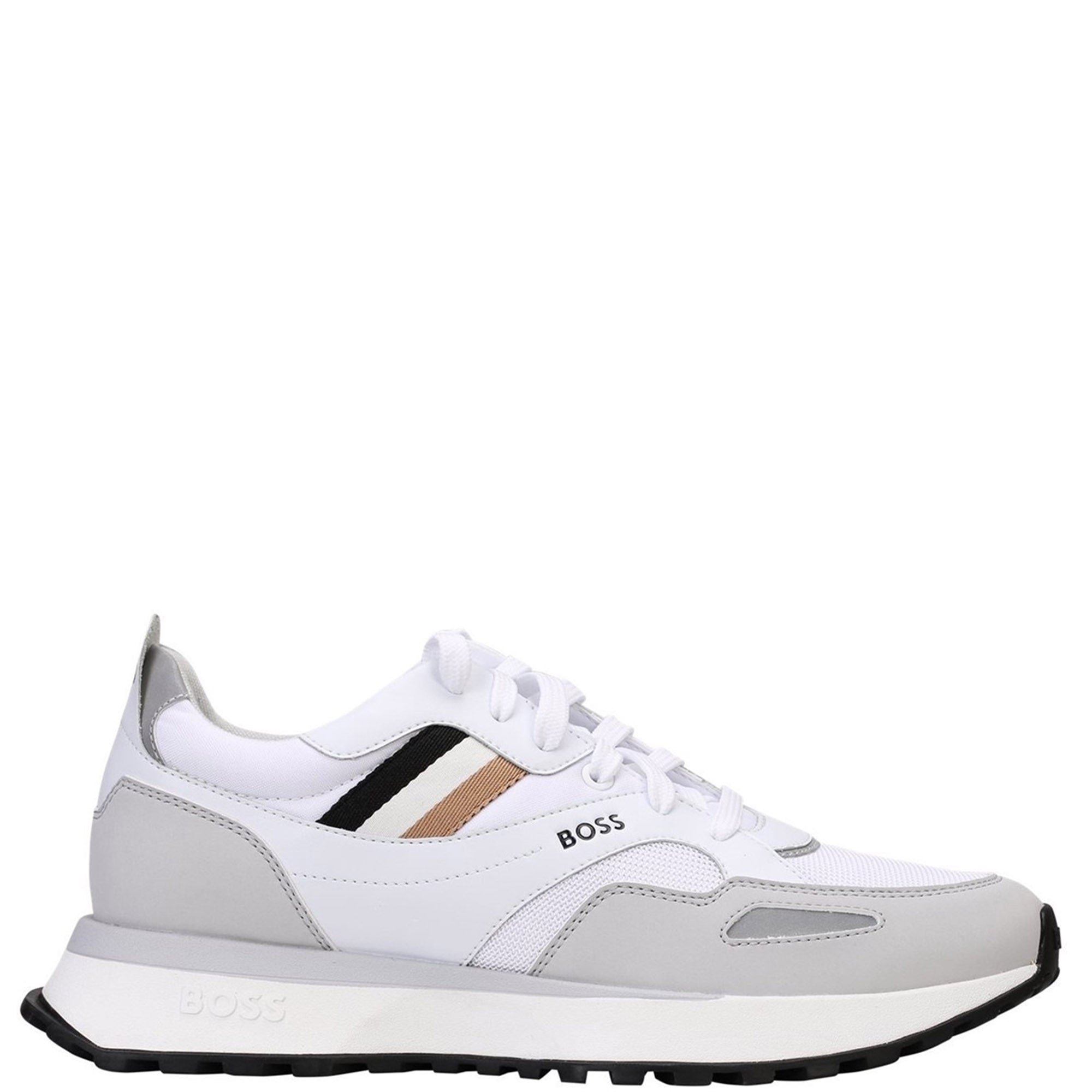 Hugo Boss Mens Jonah Run Sneakers White