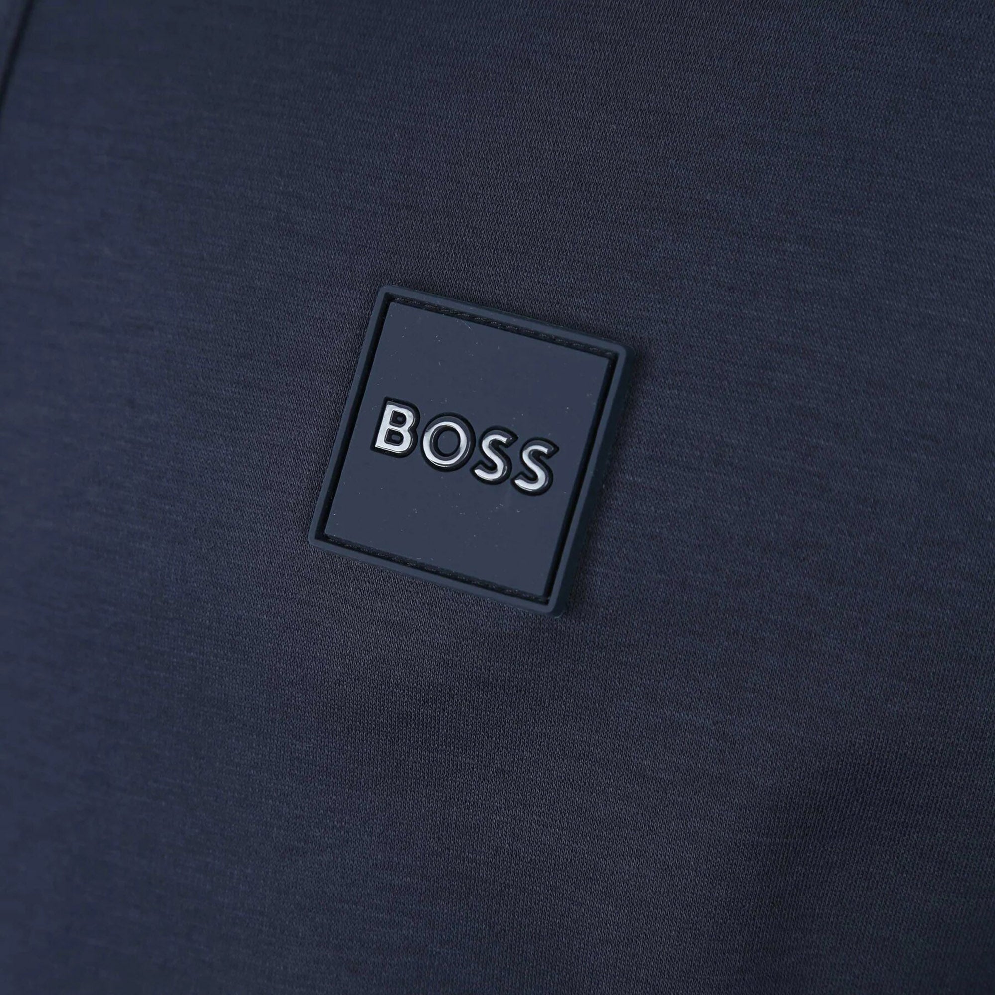 Hugo Boss Mens Square Logo Polo Shirt Navy