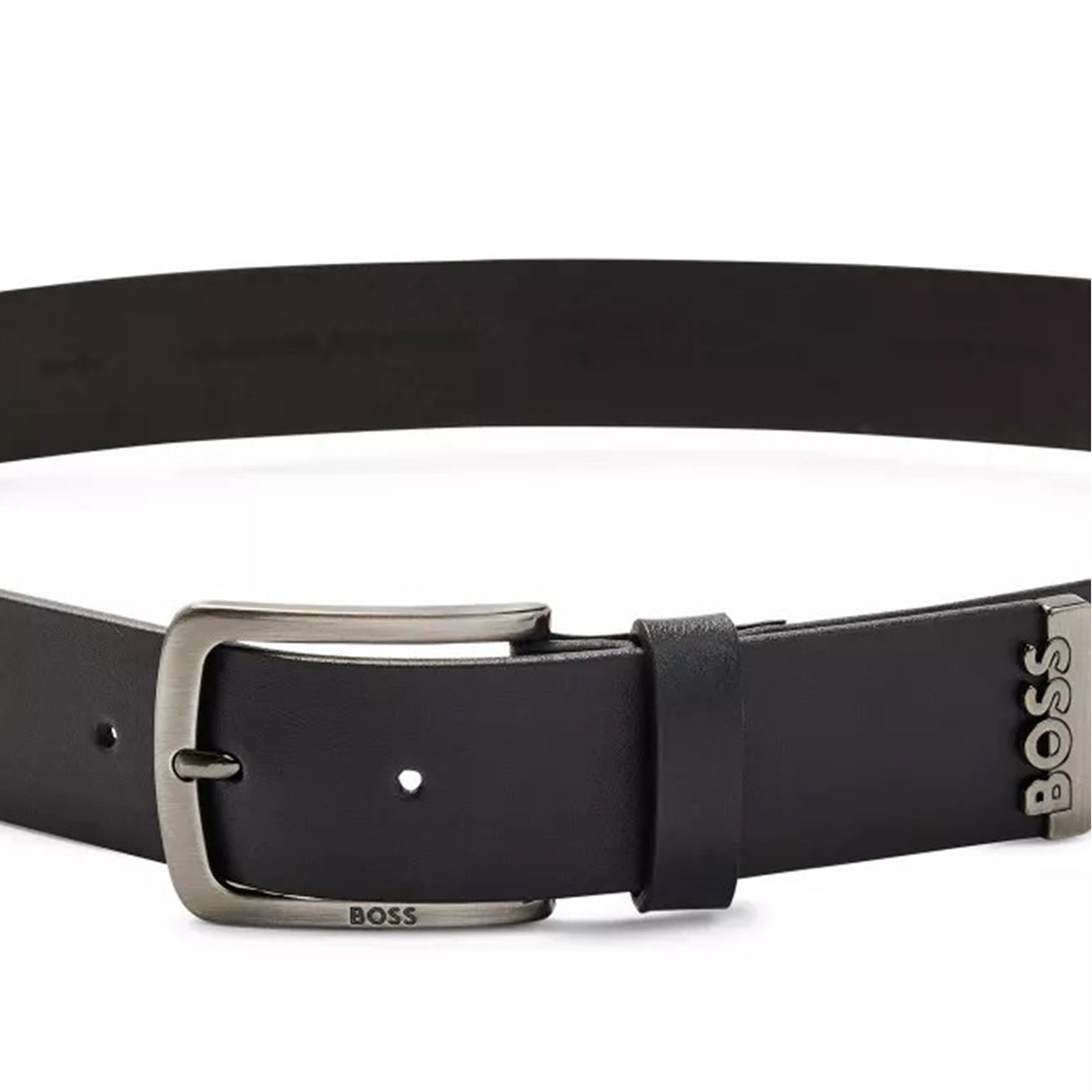 Hugo Boss Mens Classic Buckle Belt Black