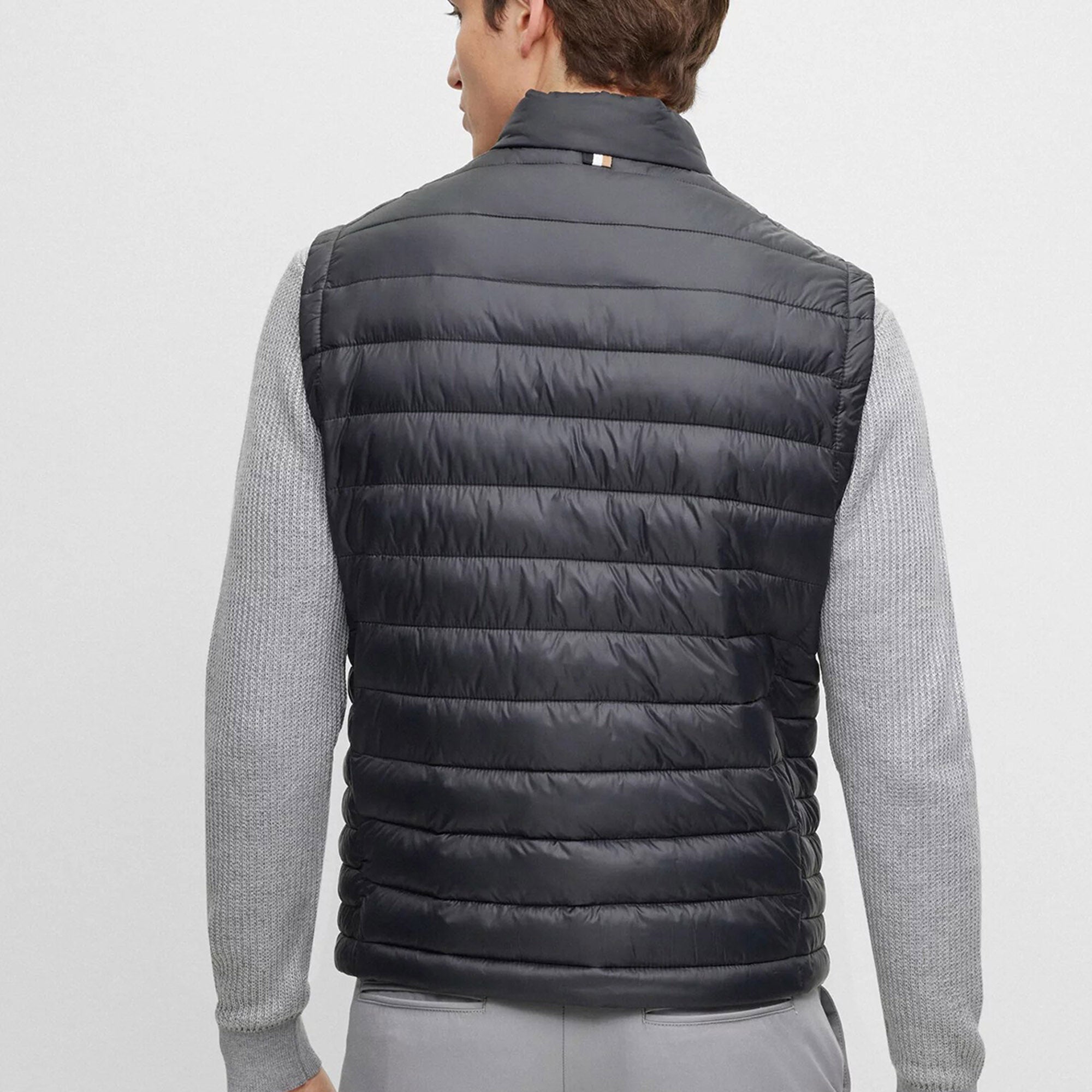 Hugo Boss Mens Chest Icon Logo Gilet Navy