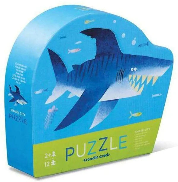 Crocodile Creek - 12pc Mini Puzzle/Shark City