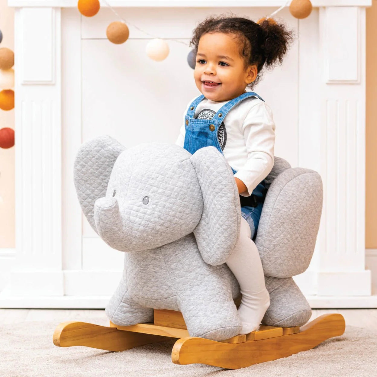 Nattou Tembo - Cotton Elephant Rocker