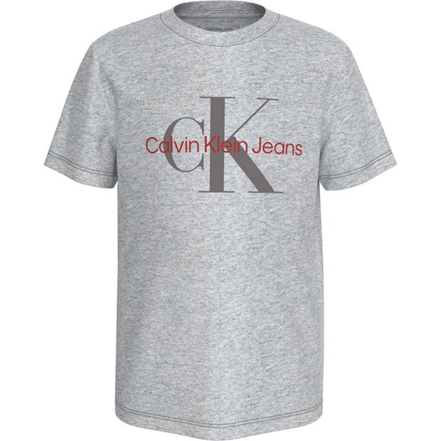Calvin Klein Unisex Logo T shirt Ivory