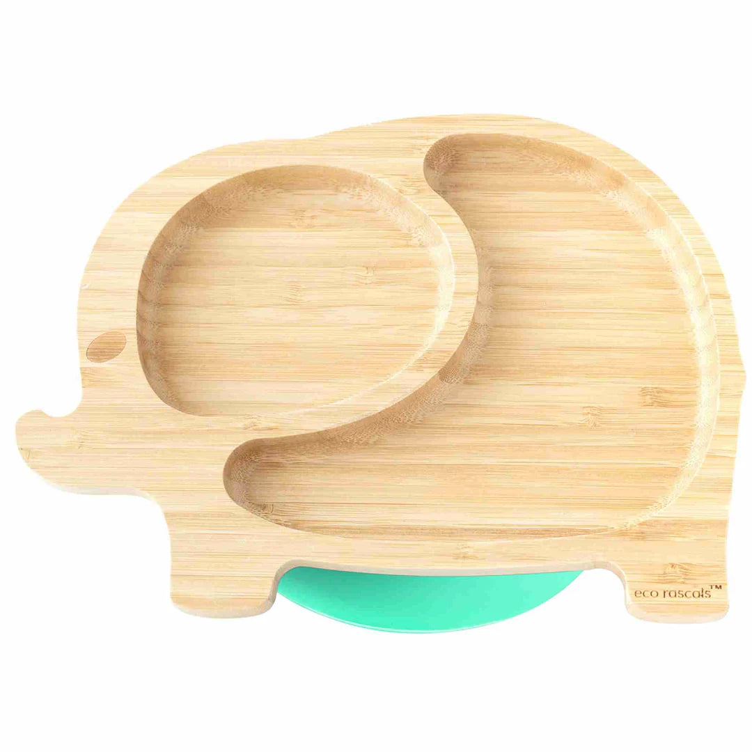 Eco Rascals Elephant plate in Green