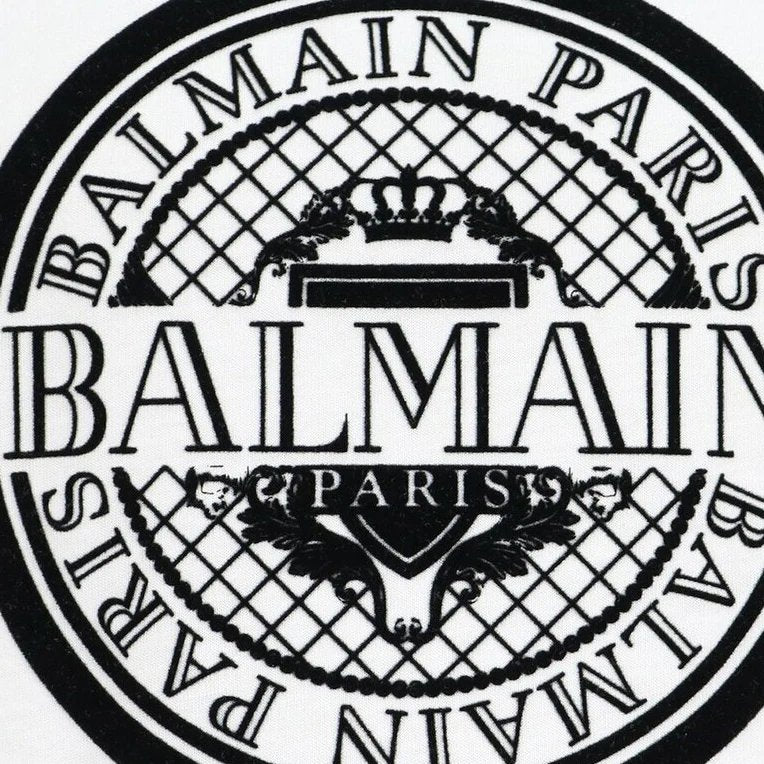 Balmain Paris Boys Medallion T-Shirt White