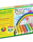 okoNORM Drawing Chalk, "Ecofee", Golden Glitter 7 Colour Pack