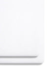 2 Pack Crib Fitted Sheets - White