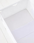 2 Pack Crib Fitted Sheets - White