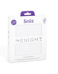 2 Pack Crib Fitted Sheets - White