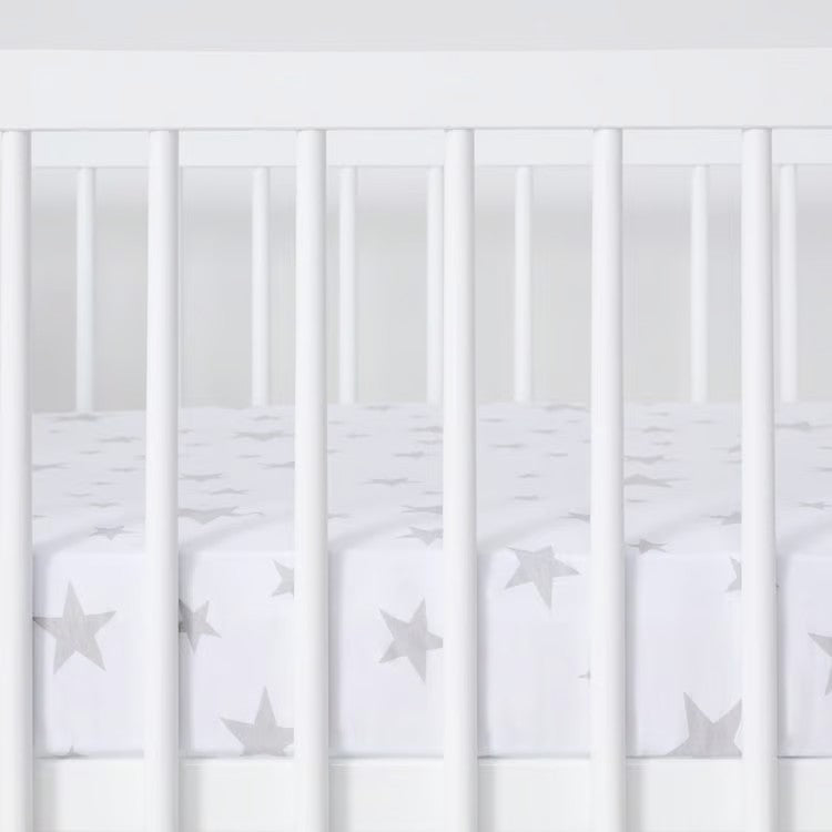 2 Pack Cot &amp; Cot Bed Fitted Sheet – Star