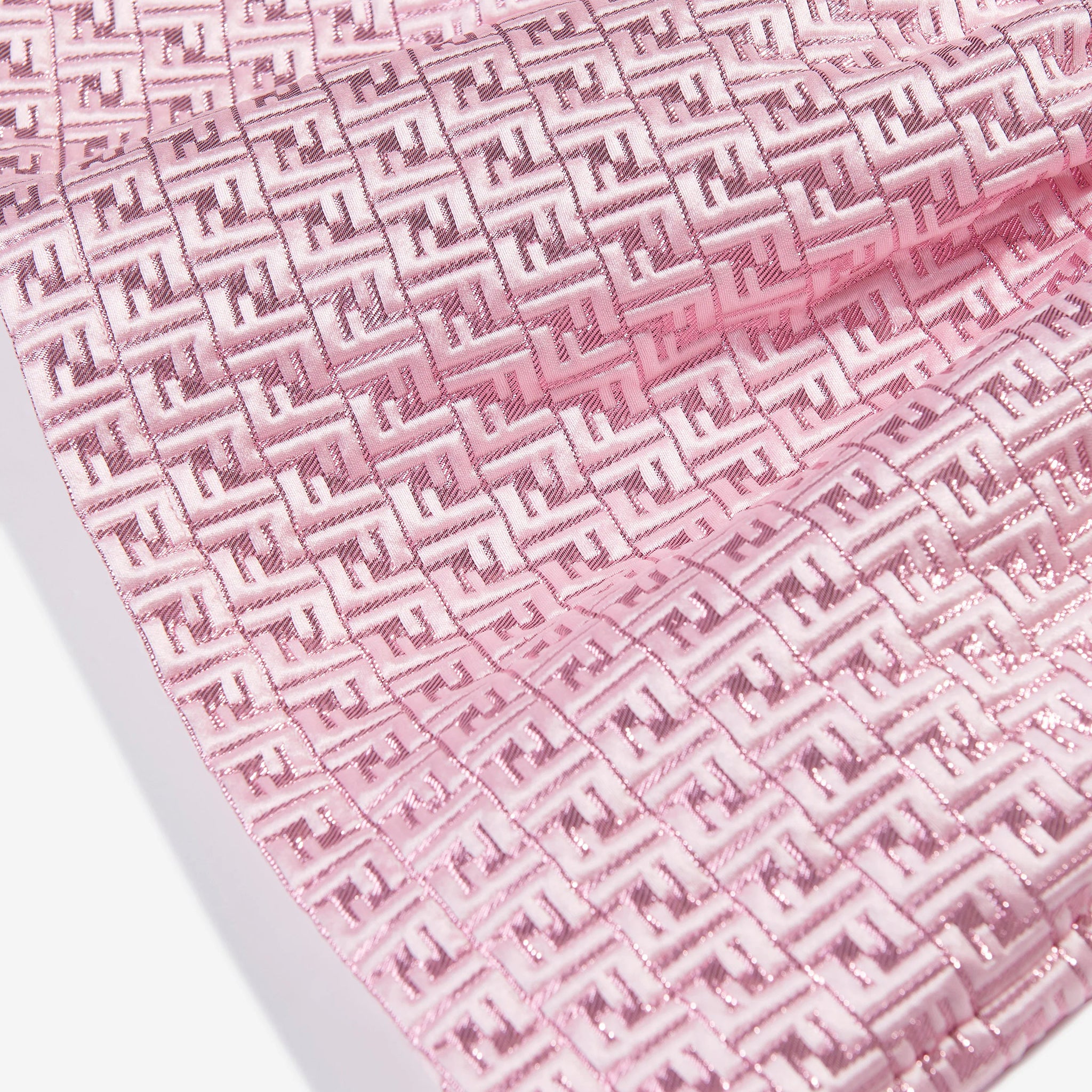 Fendi Baby Girls FF All Over Dress Pink