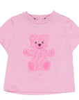 Fendi Baby Girls Teddy Bear T-shirt Pimk