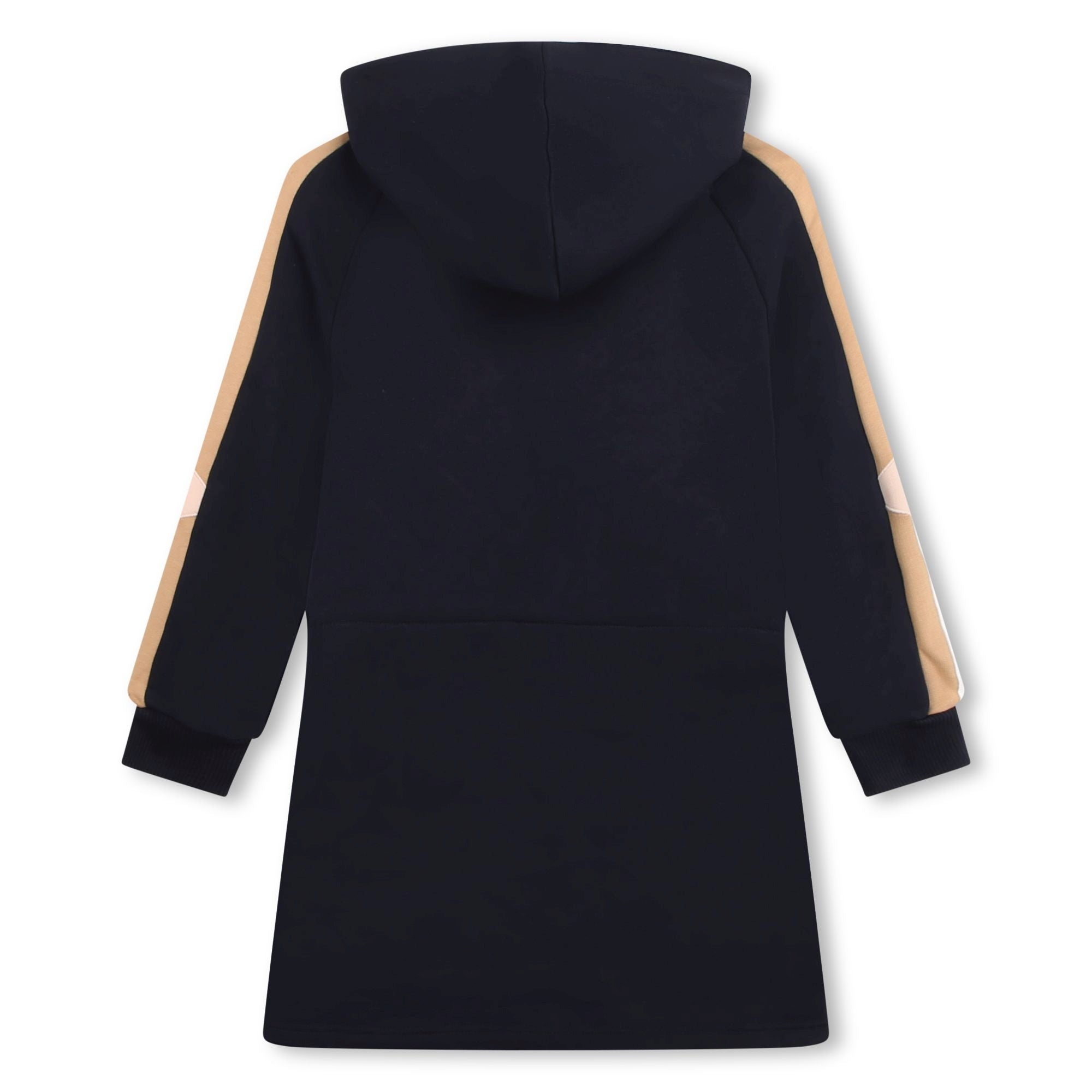 Chloe Girls Logo Hooded Dress in Navy