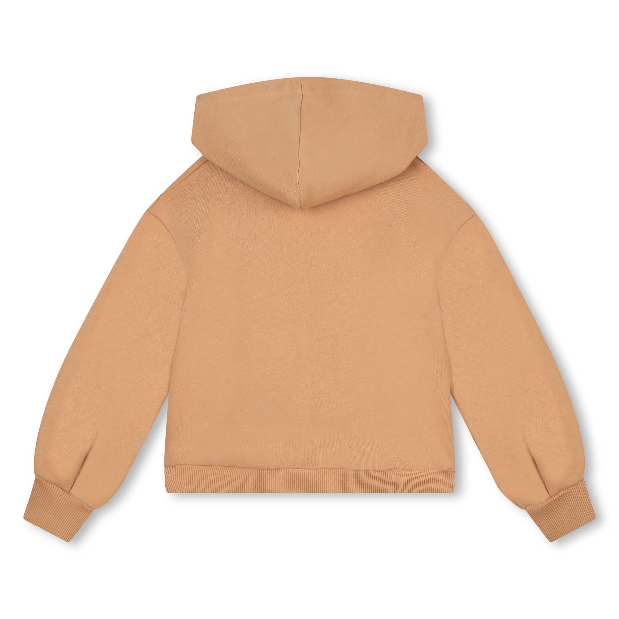 Chloe Girls Logo Hoodie in Beige