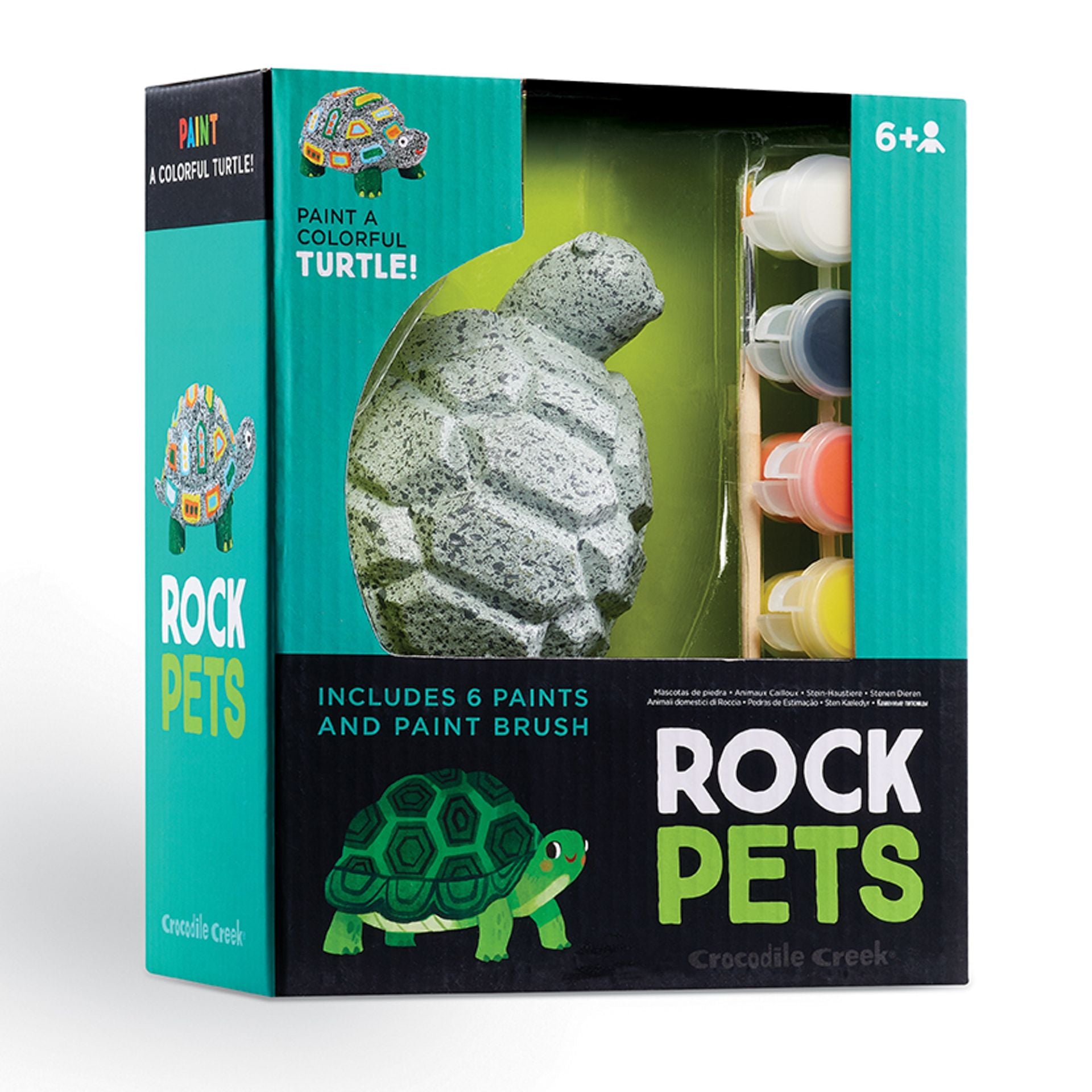 Crocodile Creek - Rock Pets Painting Set/Turtle