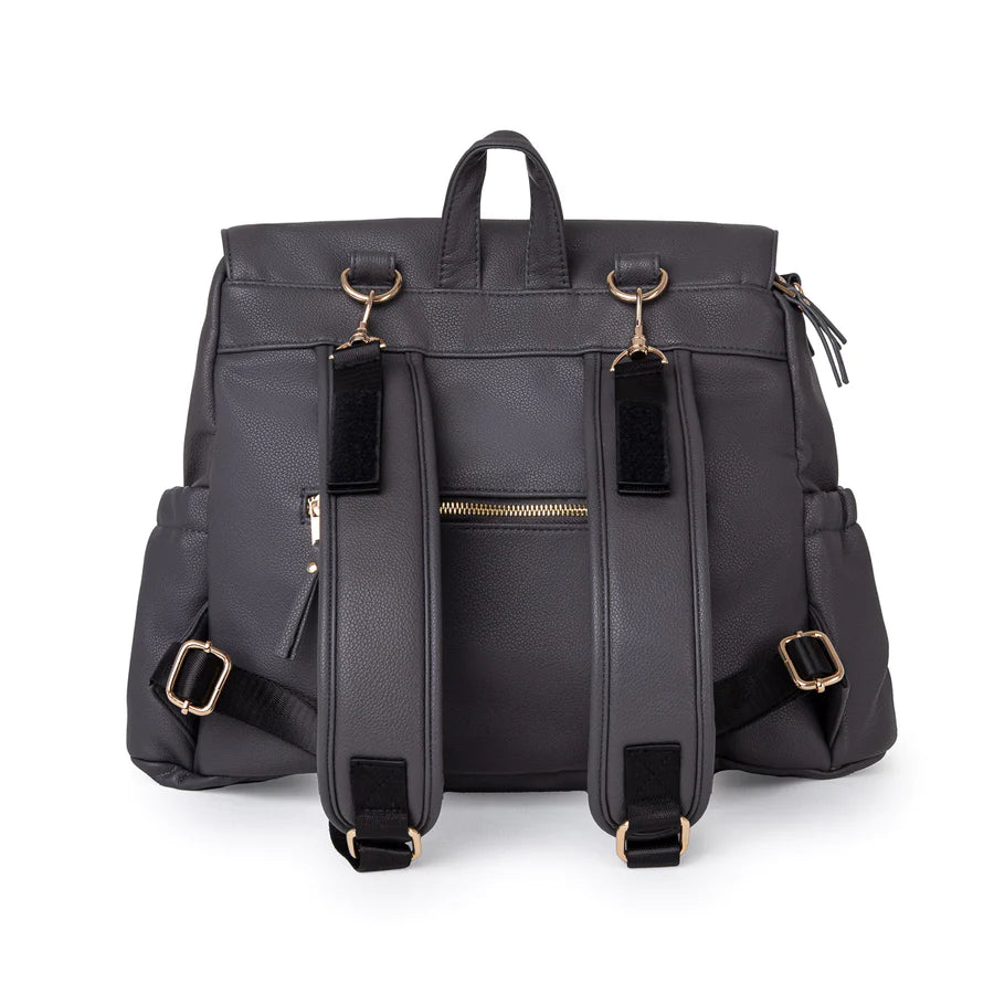 Bizzi Growin Vegan Leather Lilli Changing Bag™️ - Smoke Grey