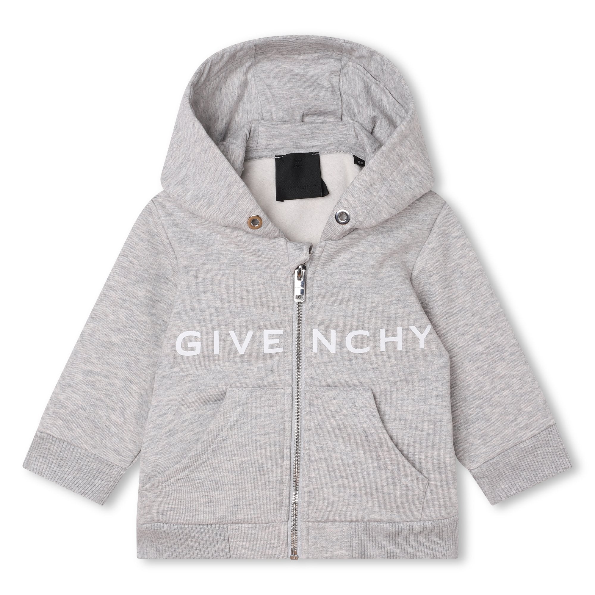 Givenchy Baby Boys Logo Hoodie in Grey